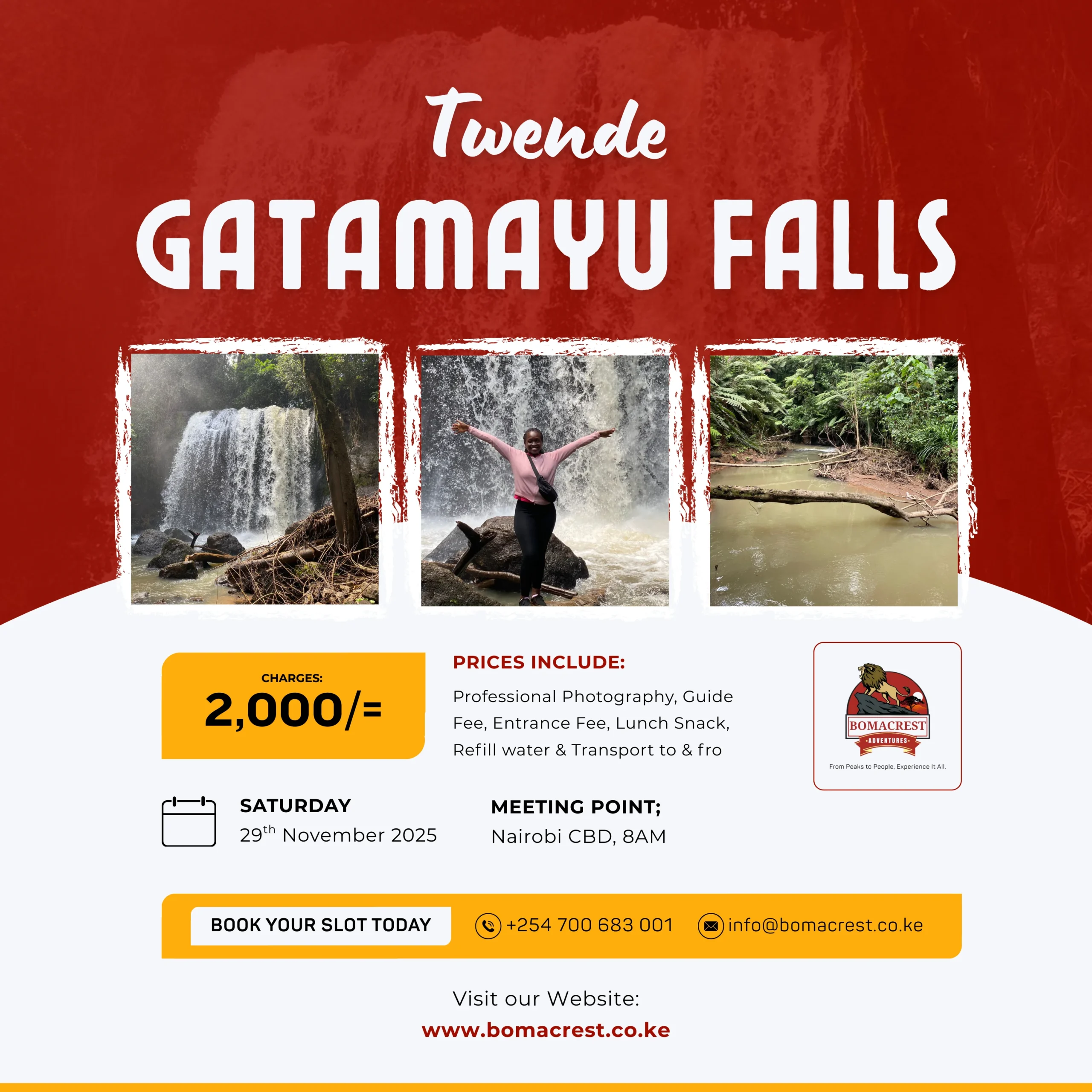 GATAMAYU FALLS - BOMACREST ADVENTURES